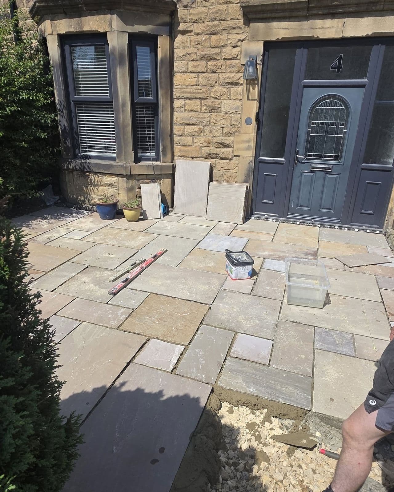 Autumn leaf sandstone front garden in Bill Quay, photo 5 of 8