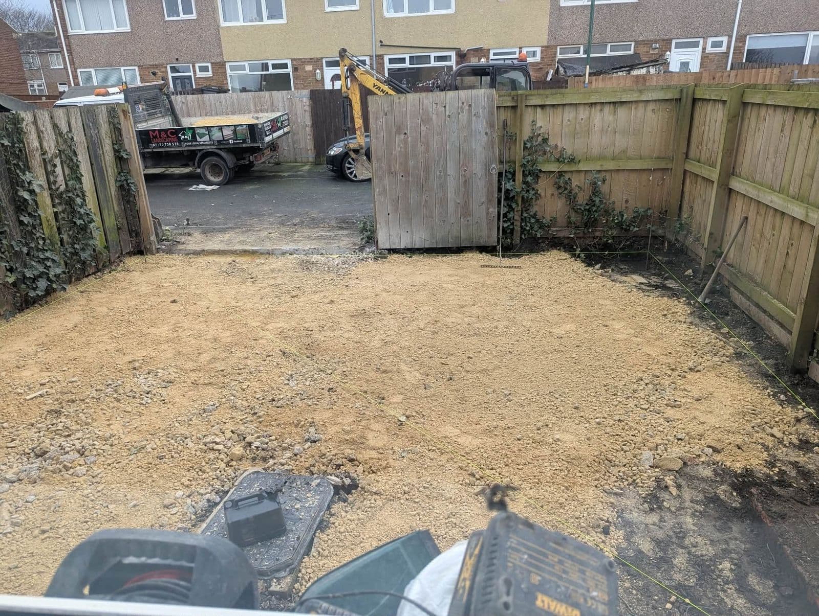 Garden transformation with garden room in Hebburn, photo 4 of 10