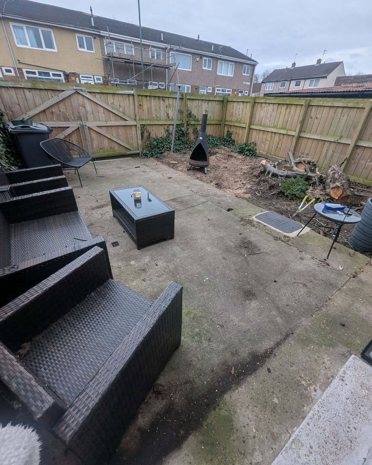 Garden transformation with garden room in Hebburn, photo 7 of 10