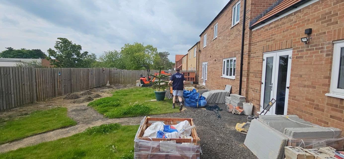 Front and back garden in Indian sandstone in Morpeth, photo 22 of 22