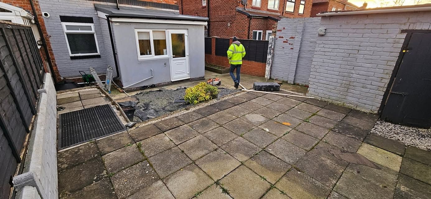 Before: Front and back garden makeover