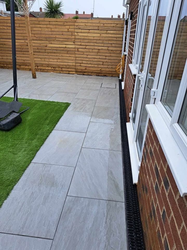 Garden transformation with pergola and artificial grass in South Shields, photo 5 of 21