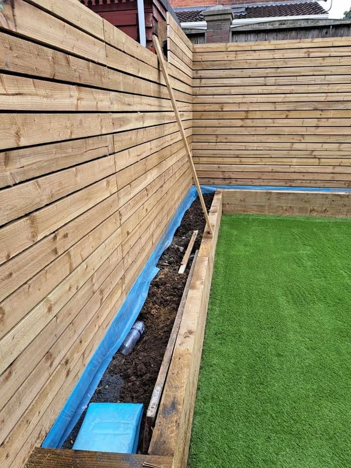 Garden transformation with pergola and artificial grass in South Shields, photo 7 of 21