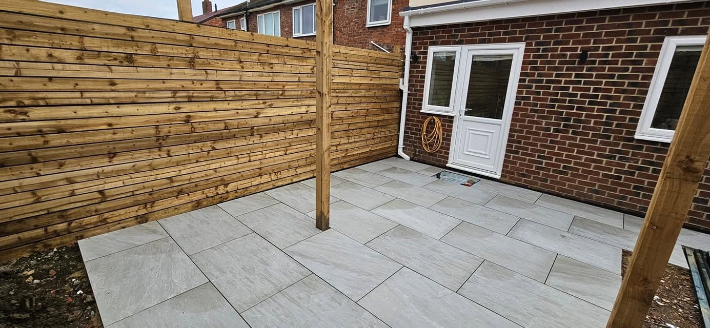 Garden transformation with pergola and artificial grass in South Shields, photo 9 of 21