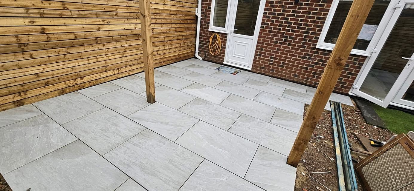 Garden transformation with pergola and artificial grass in South Shields, photo 10 of 21