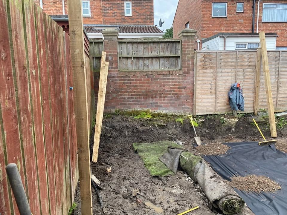 Garden transformation with pergola and artificial grass in South Shields, photo 14 of 21