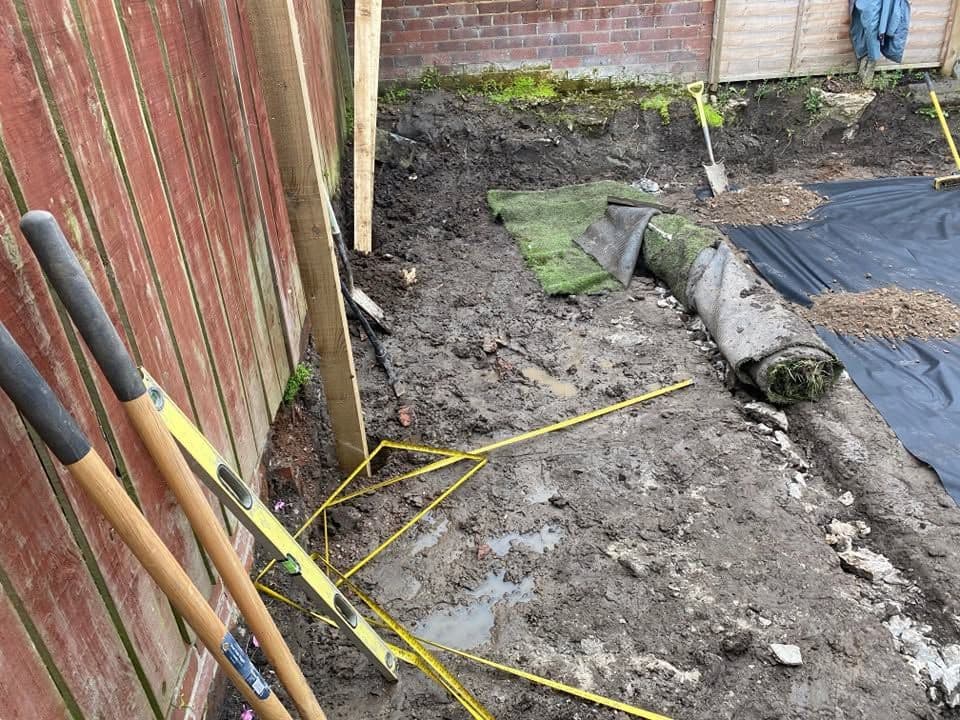 Garden transformation with pergola and artificial grass in South Shields, photo 15 of 21