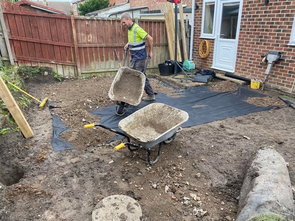 Garden transformation with pergola and artificial grass in South Shields, photo 16 of 21