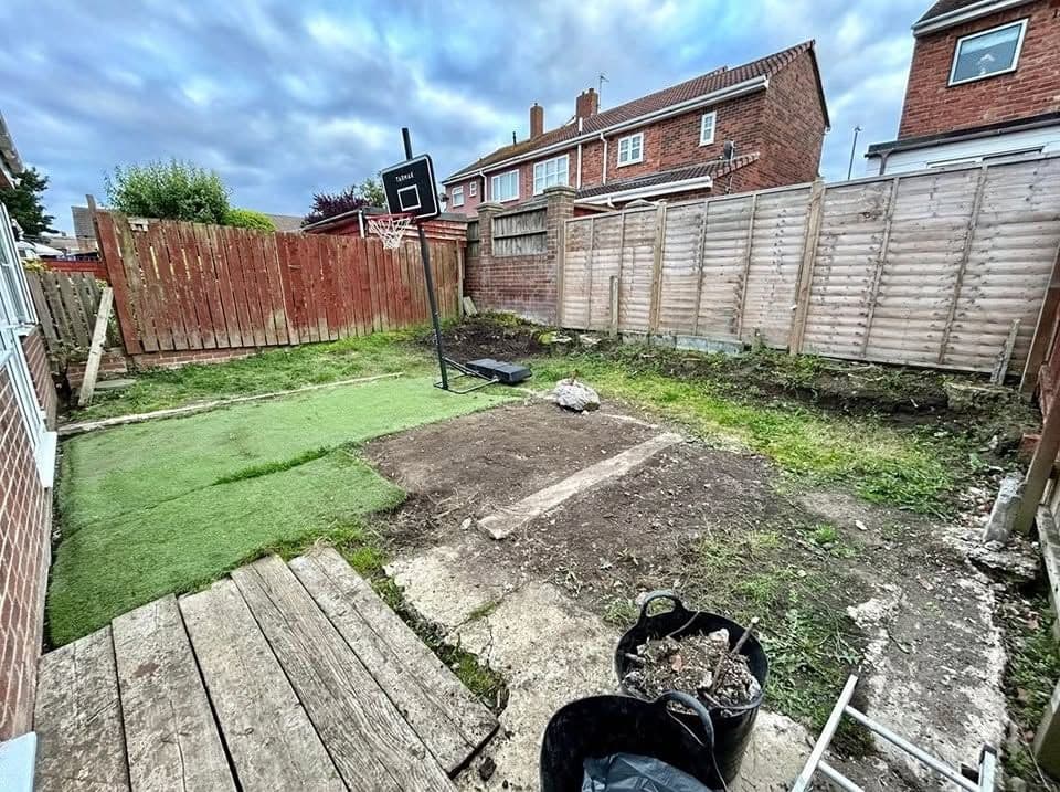Garden transformation with pergola and artificial grass in South Shields, photo 20 of 21